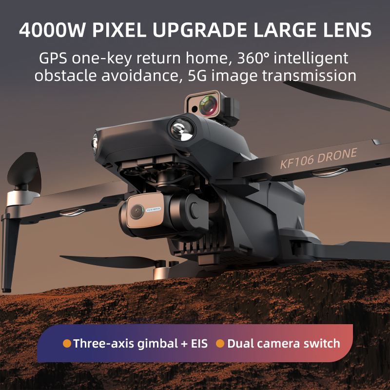 2022 NEW KF106 Max Drone 8K Pr - огляд і ціна Drone Camera Wide Angle