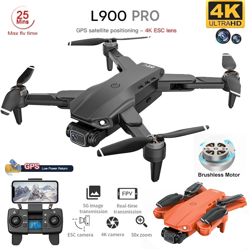 L900 Pro GPS Drone 4K Professi - огляд і ціна Drone Camera Professional