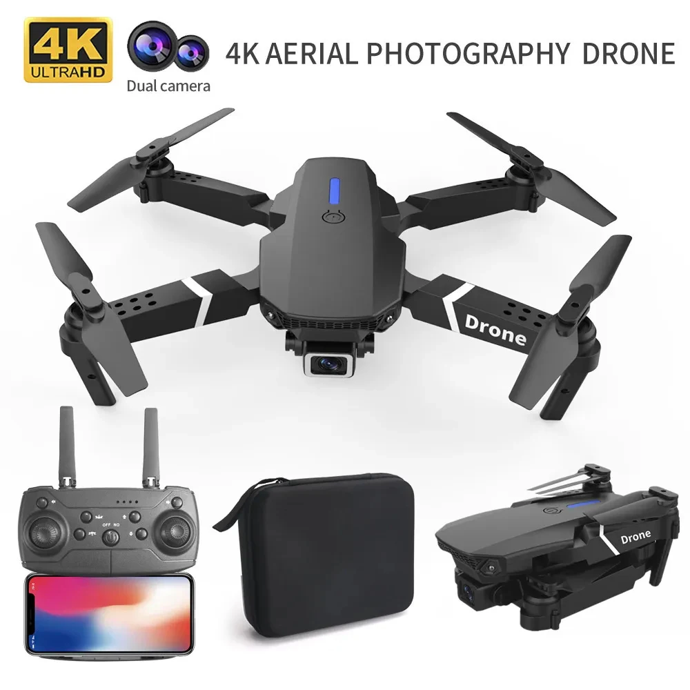 Professional Drone E88 4K Wide - огляд і ціна Drone Camera Wide Angle