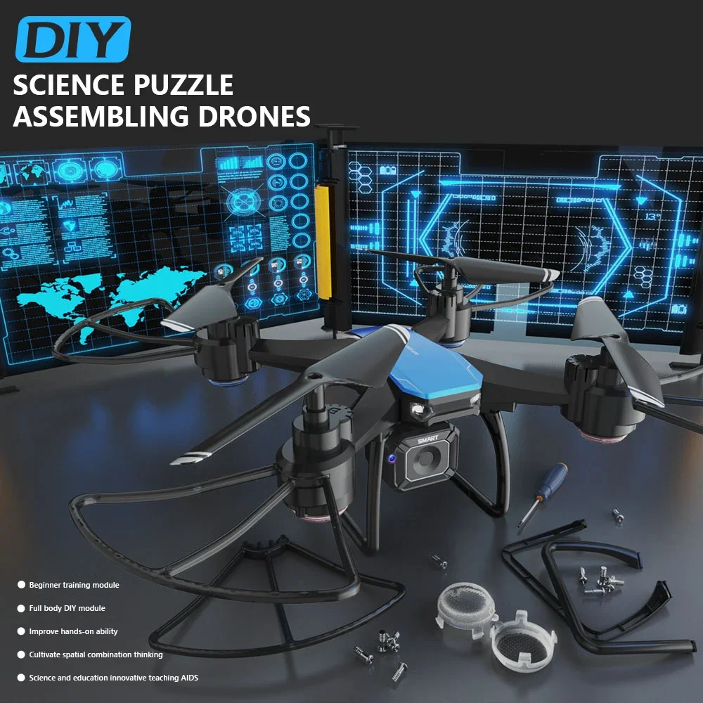 JJRC H108 DIY Teaching Assembl - огляд і ціна Drone Camera Night Vision