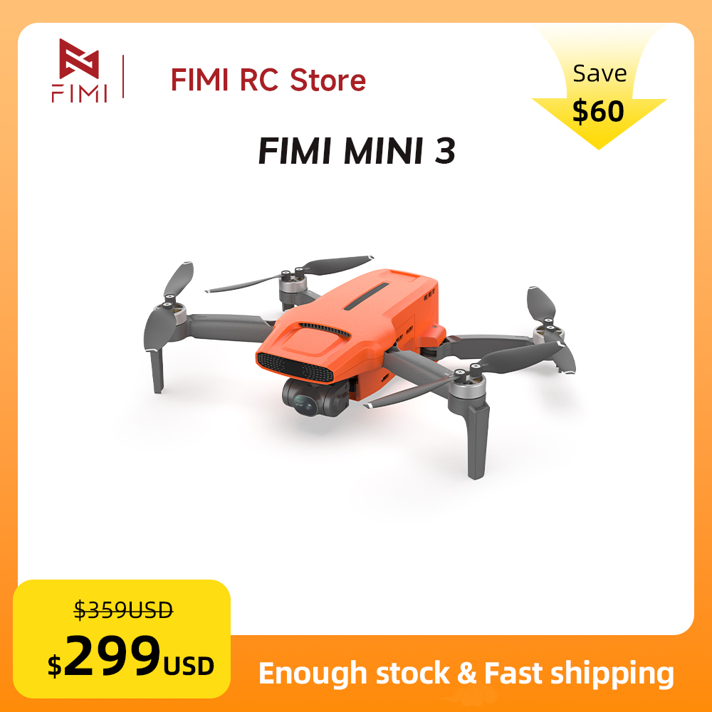 FIMI MINI 3 Camere Drone 4K 60 - огляд і ціна Drone Camera With Gimbal